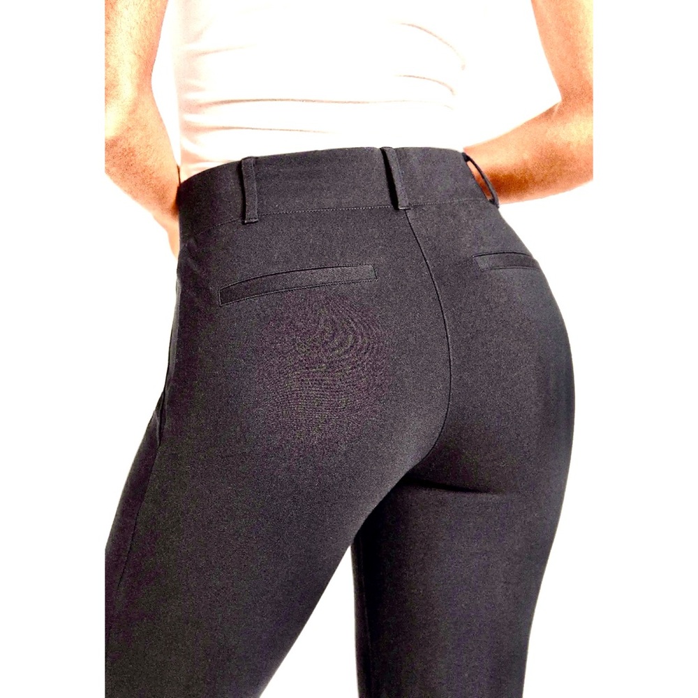 NWOT Betabrand Classic Black Dress Straight Leg Yoga Pant - Picture 3 of 7